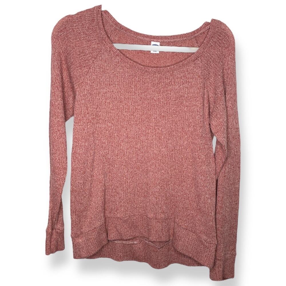 Old Navy Pink Long Sleeve Sweater Shirt Extra Small